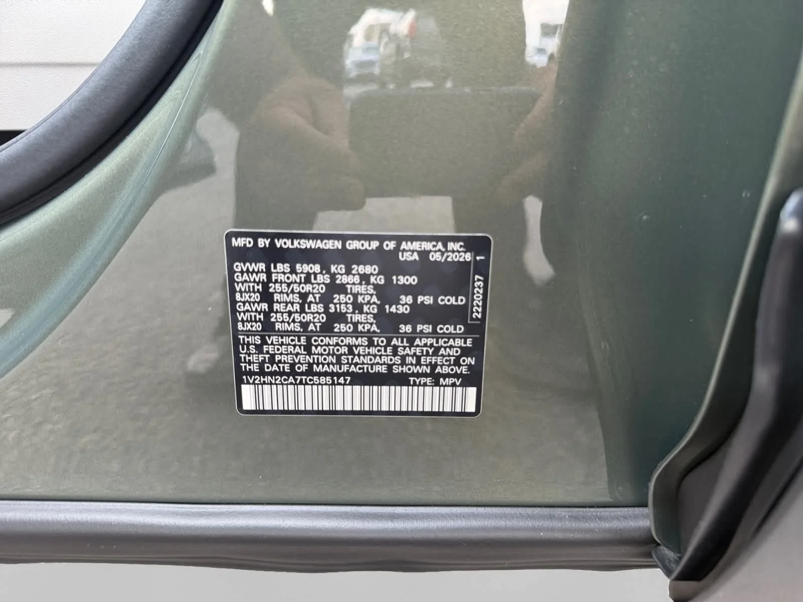 New 2026 Avocado Green Pearl Volkswagen 2.0T SE w/Technology image 25