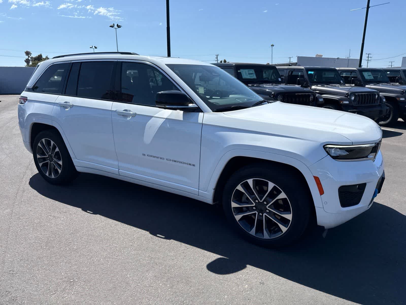 Used 2023 Bright White Clearcoat Jeep Overland image 12