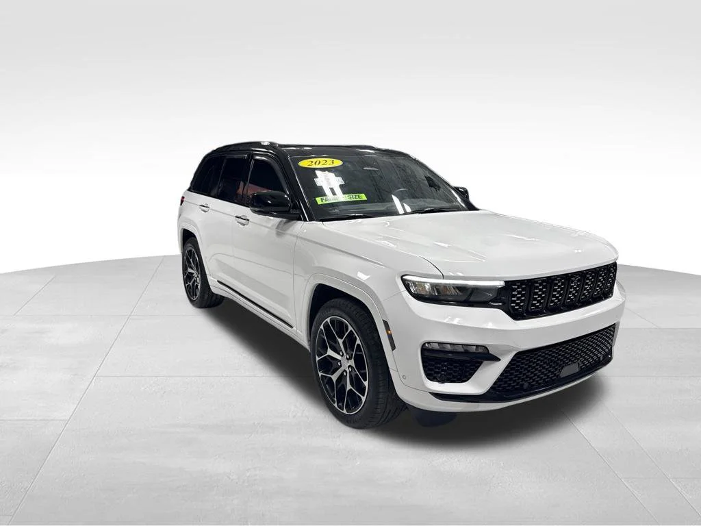 Used 2023 White Jeep Summit Reserve image 12