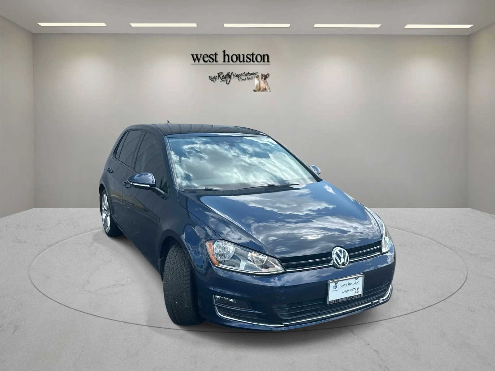 Used 2015 Blue Volkswagen 4dr HB Auto TSI S w/Sunroof image 3