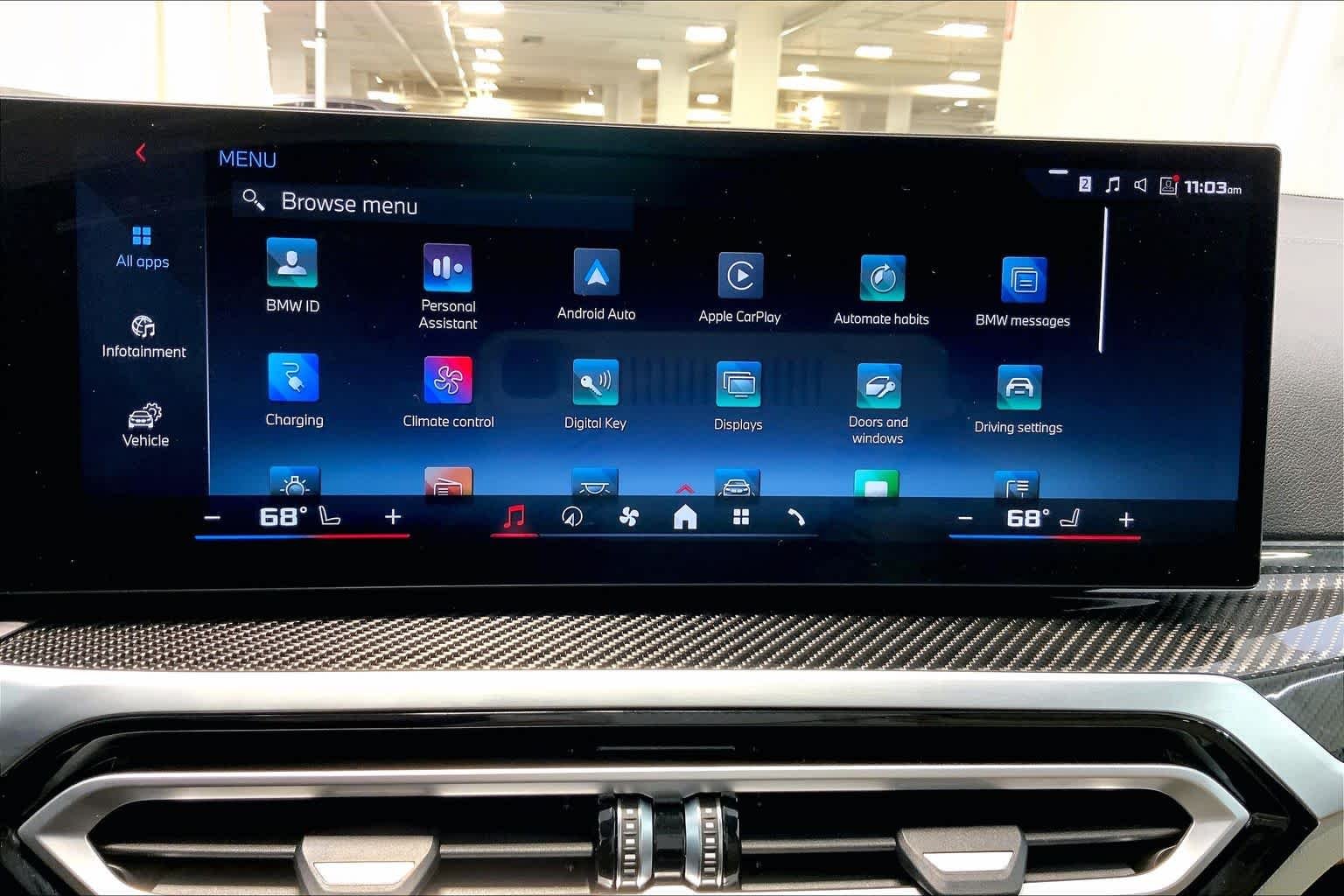 Certified Used 2024 Frozen Pure Grey II Metallic BMW M50 image 35