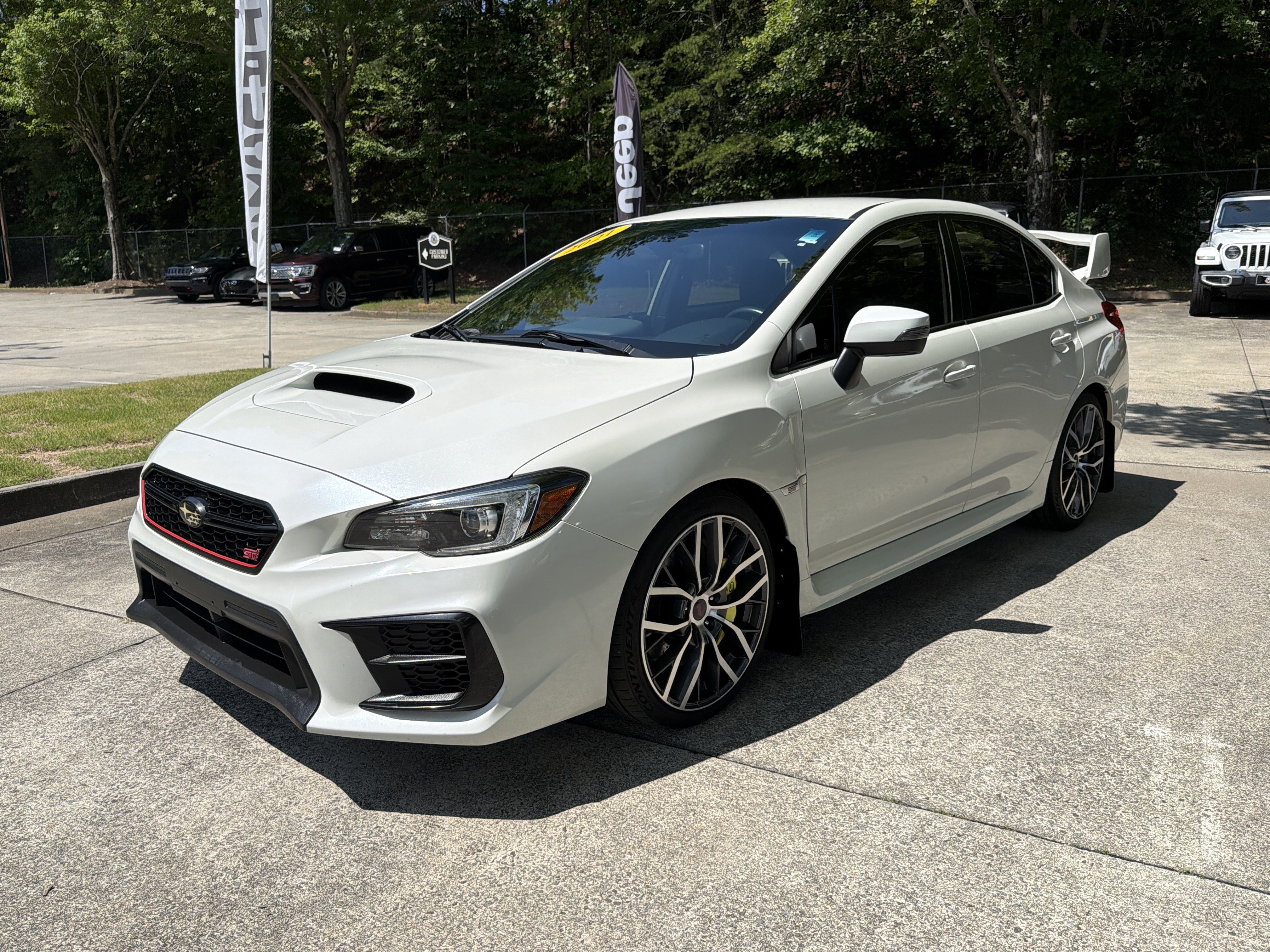 Used 2021 Crystal White Pearl Subaru STI image 3