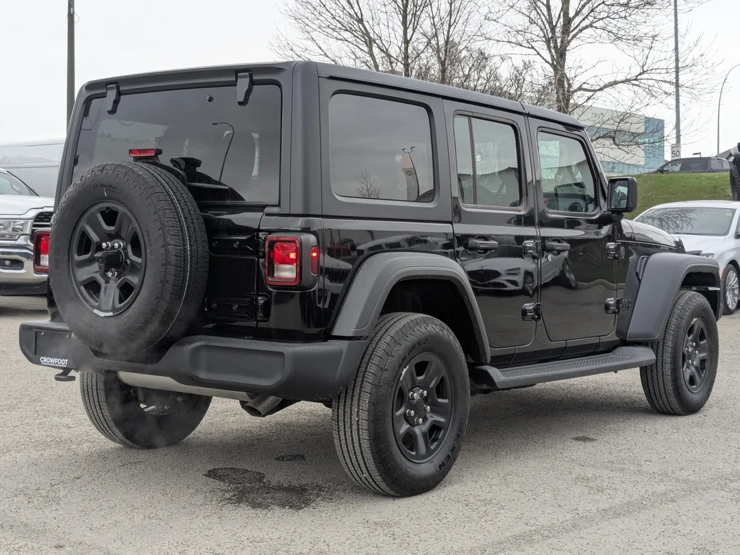 Certified Used 2025 Black Jeep Sport - - 4x4 - Pkg 23B - Black Paint - 3.6L Pentastar V6 - 12.3 Touchscreen & More! image 8