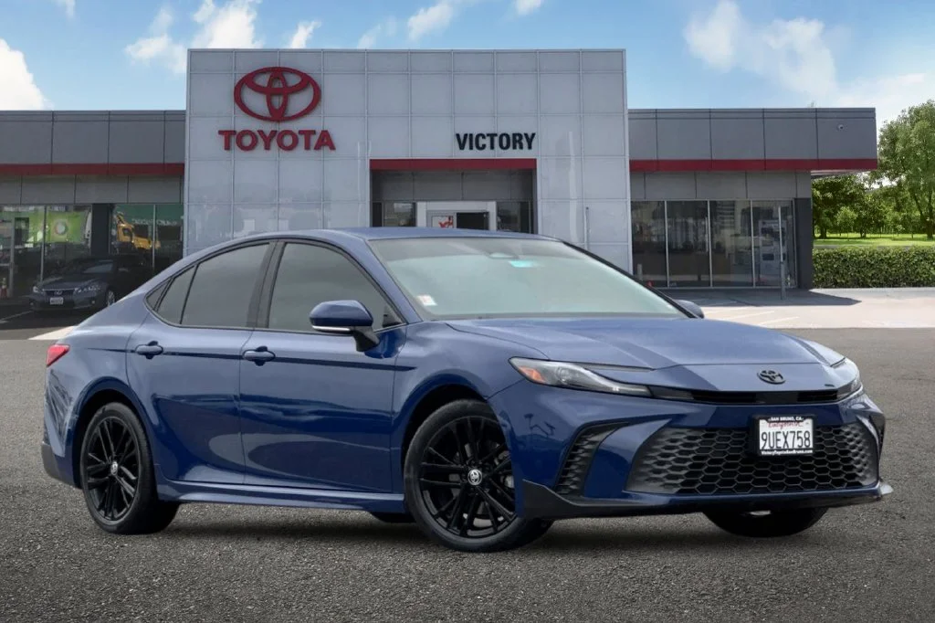 Used 2025 Blue Toyota SE image 2