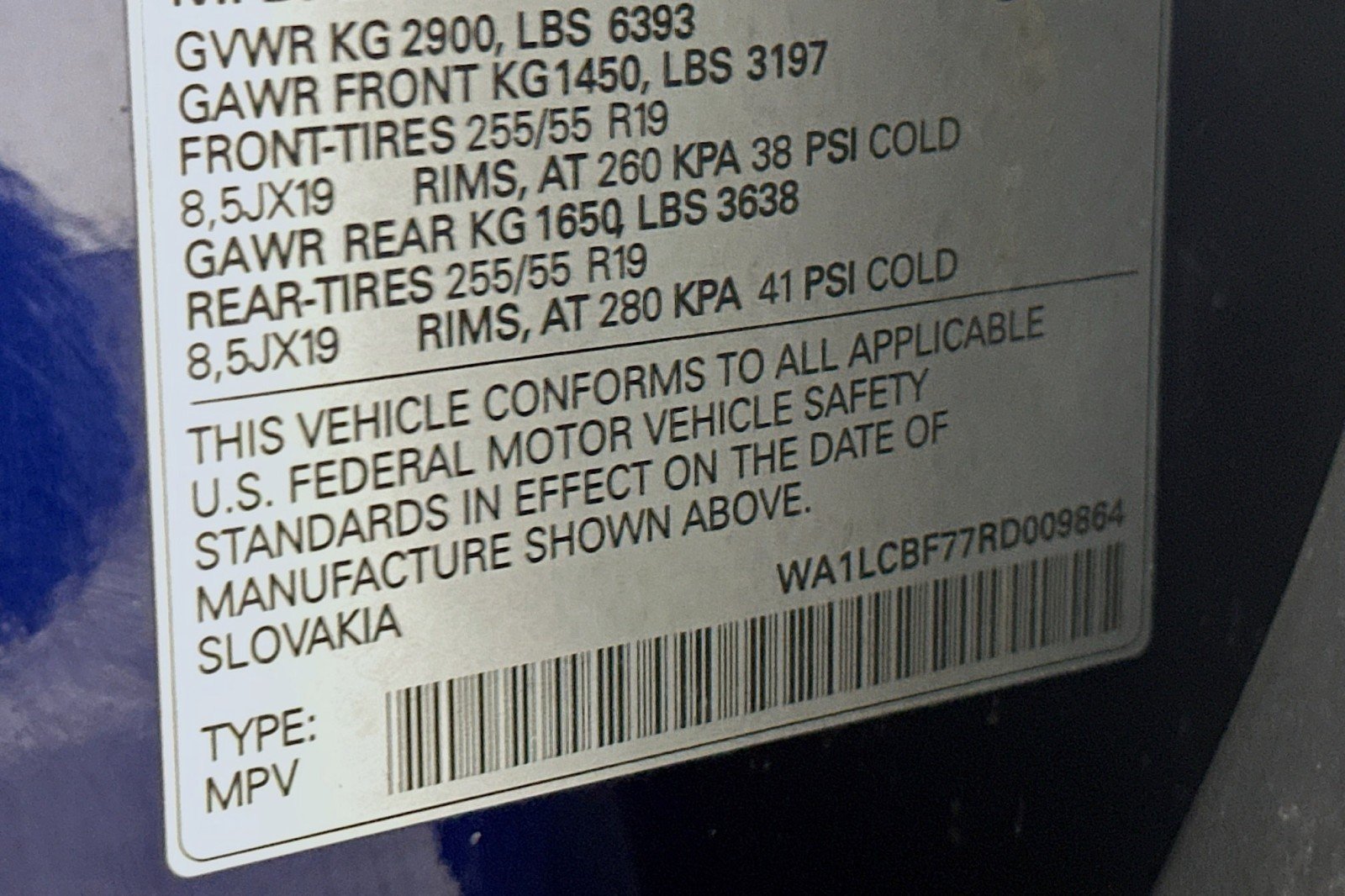 Used 2024 Navarra Blue Metallic Audi Premium Plus image 23