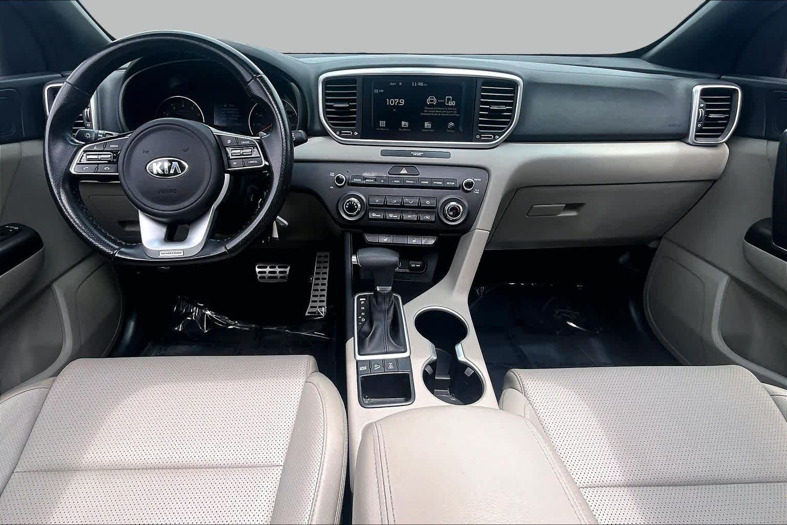 Used 2021 Sparkling Silver Kia S image 16
