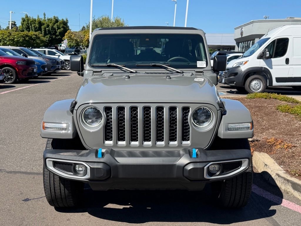 Certified Used 2023 Gray Jeep Sahara 4xe image 3