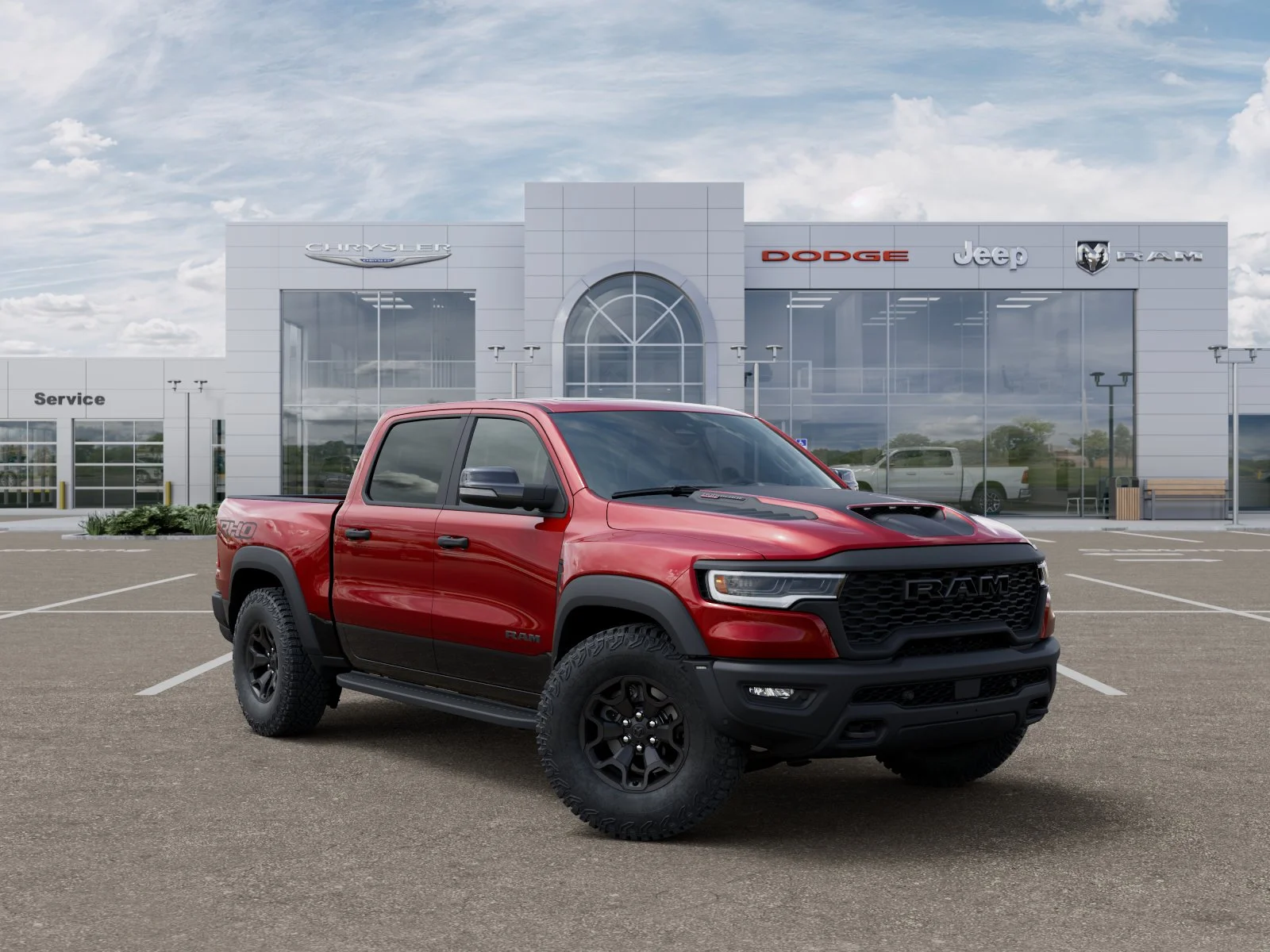 New 2026 Molten Red Pearl-Coat Exterior Paint RAM RHO image 32