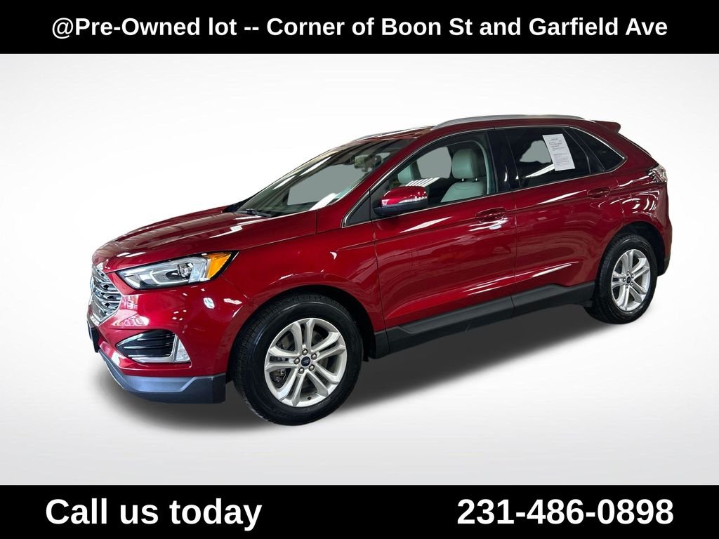 Used 2020 Red Ford SEL image 1