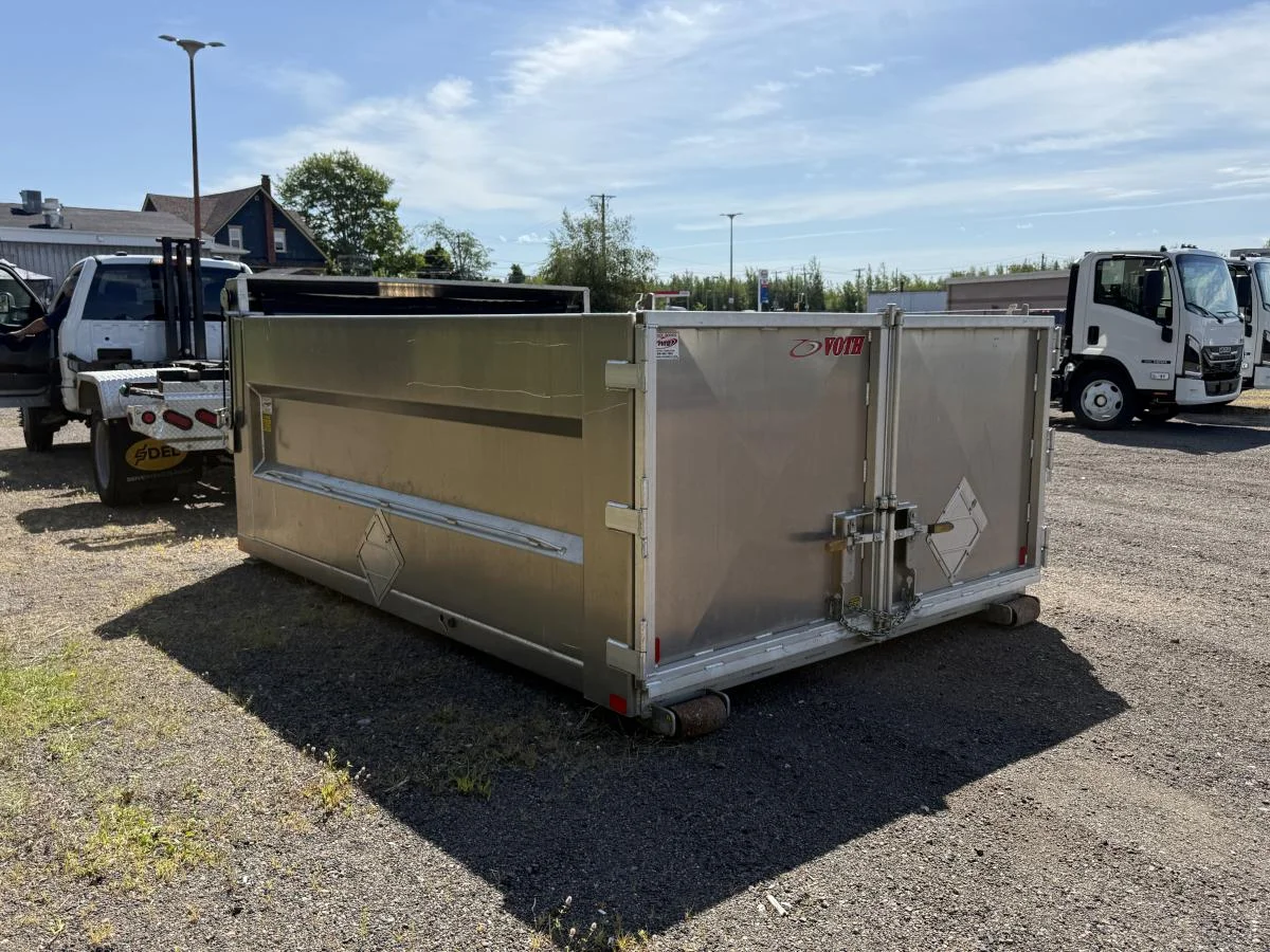 Used 2023 White Ford XLT 4x4 Power Stroke Kargo King Hooklift image 20