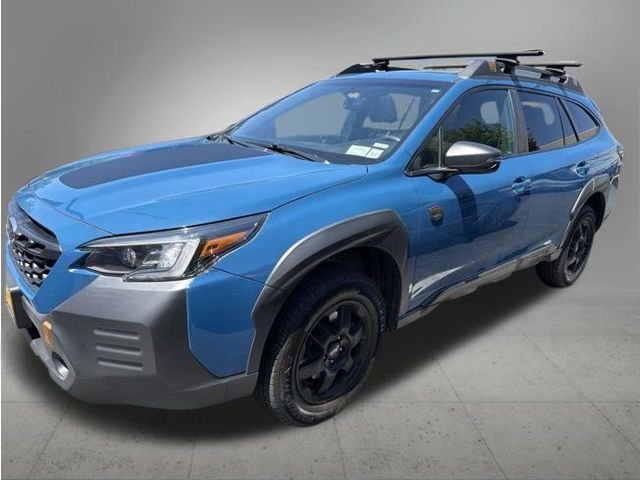 Used 2022 Geyser Blue Subaru Wilderness image 1