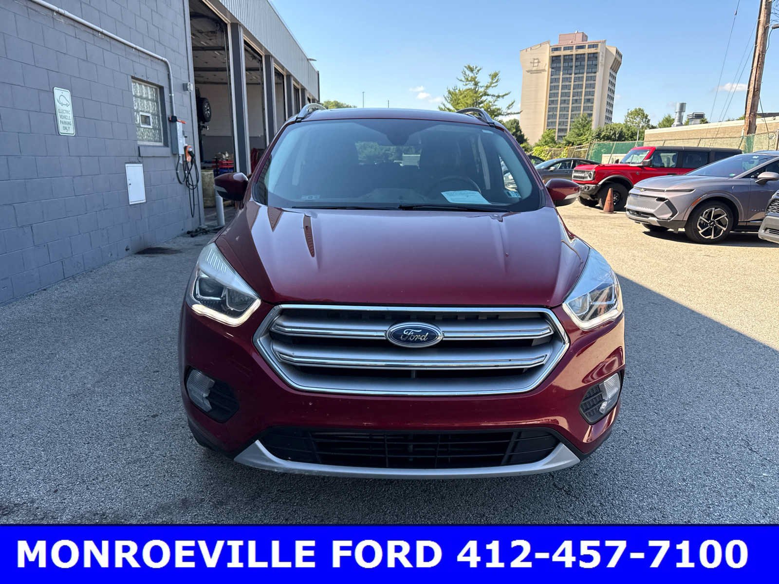 Used 2017 Ruby Red Metallic Tinted Clearcoat Ford Titanium image 2