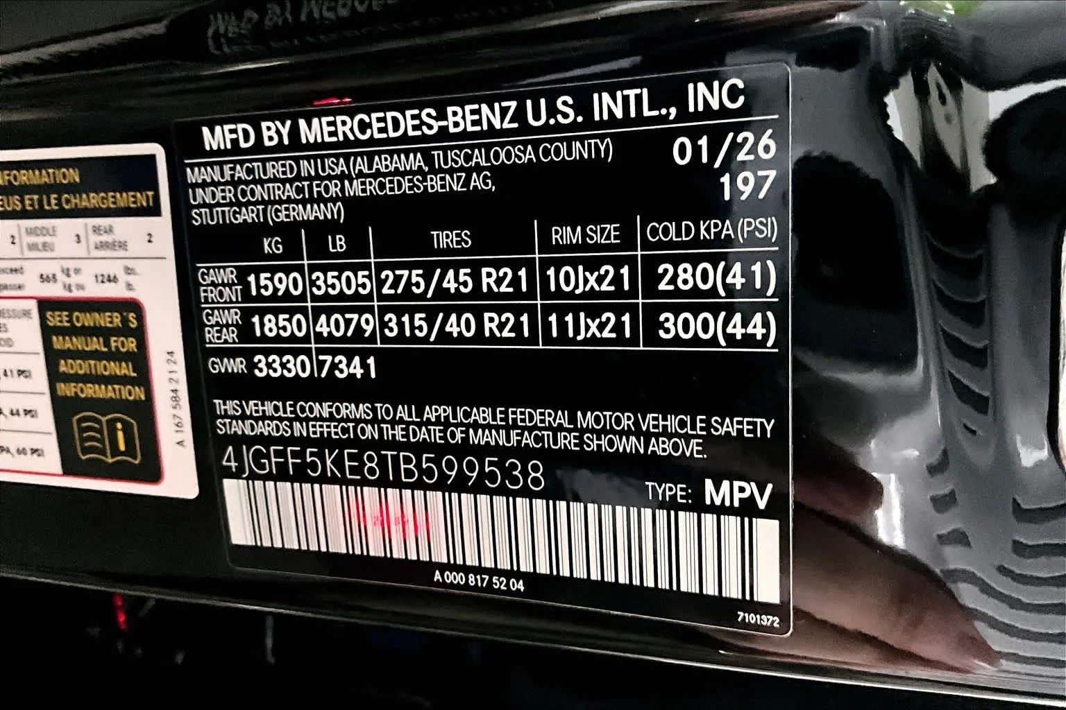 New 2026 Obsidian Black Metallic Mercedes-Benz GLS 450 image 13