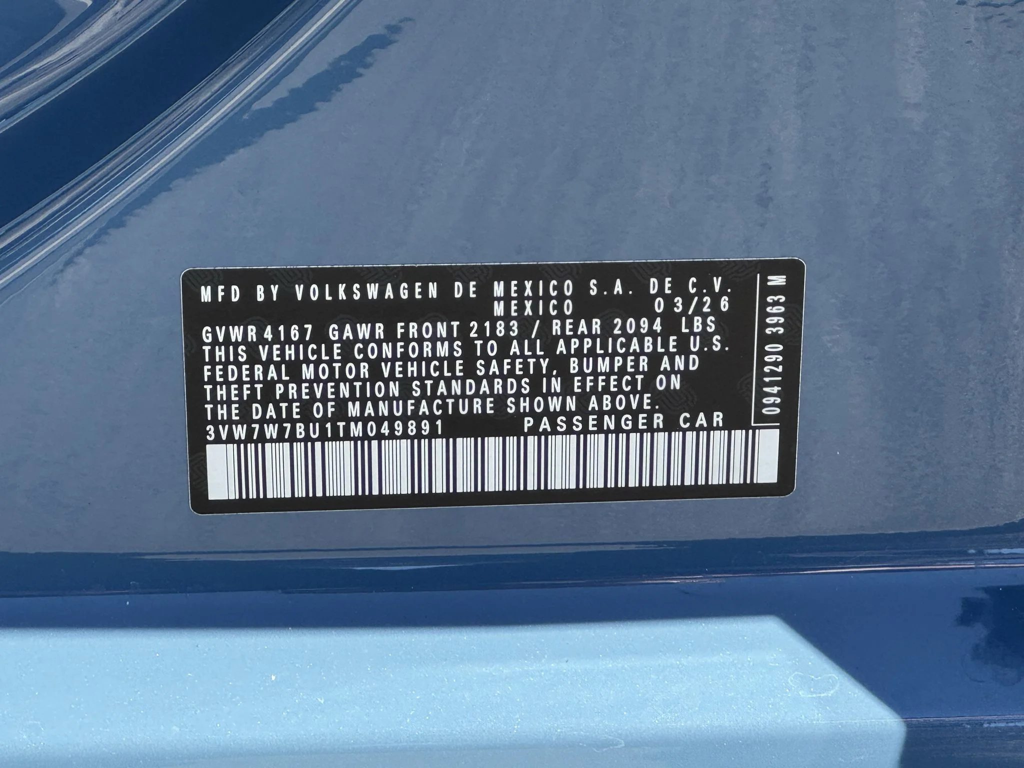 Used 2026 Monterey Blue Pearl Volkswagen SE image 36