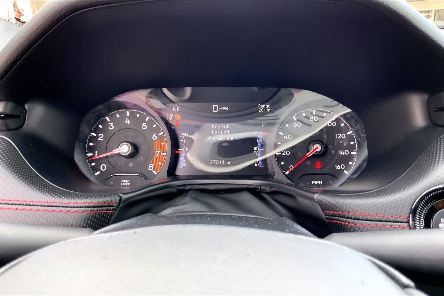 Used 2025 Bright White Clearcoat Jeep Trailhawk image 25
