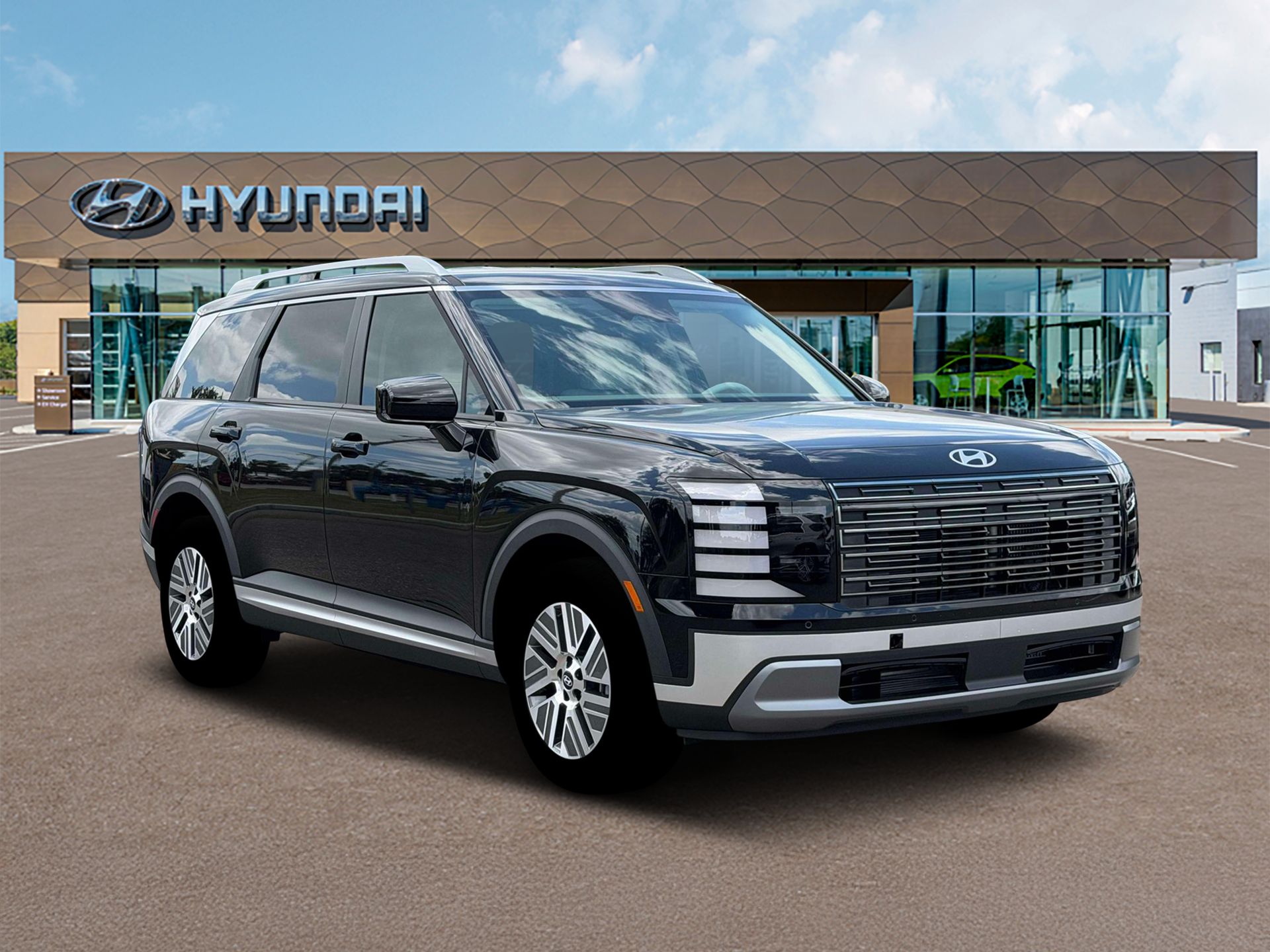New 2026 Abyss Black Pearl Hyundai Blue SEL 7P image 12