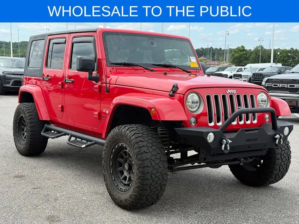 Used 2016 Red Jeep Unlimited Sahara image 25