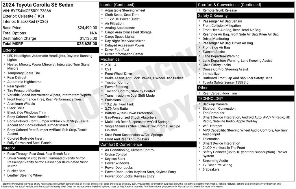 Used 2024 Silver Toyota SE image 2