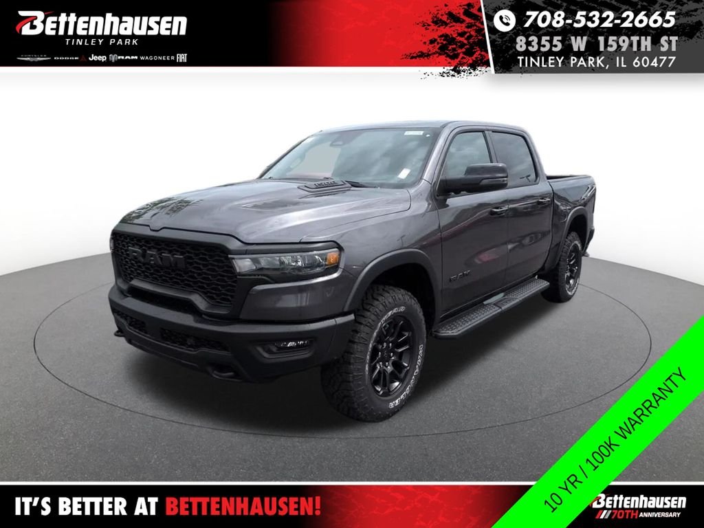 New 2026 Granite Crystal Metallic Clear-Coat Exterior Paint RAM Rebel image 1