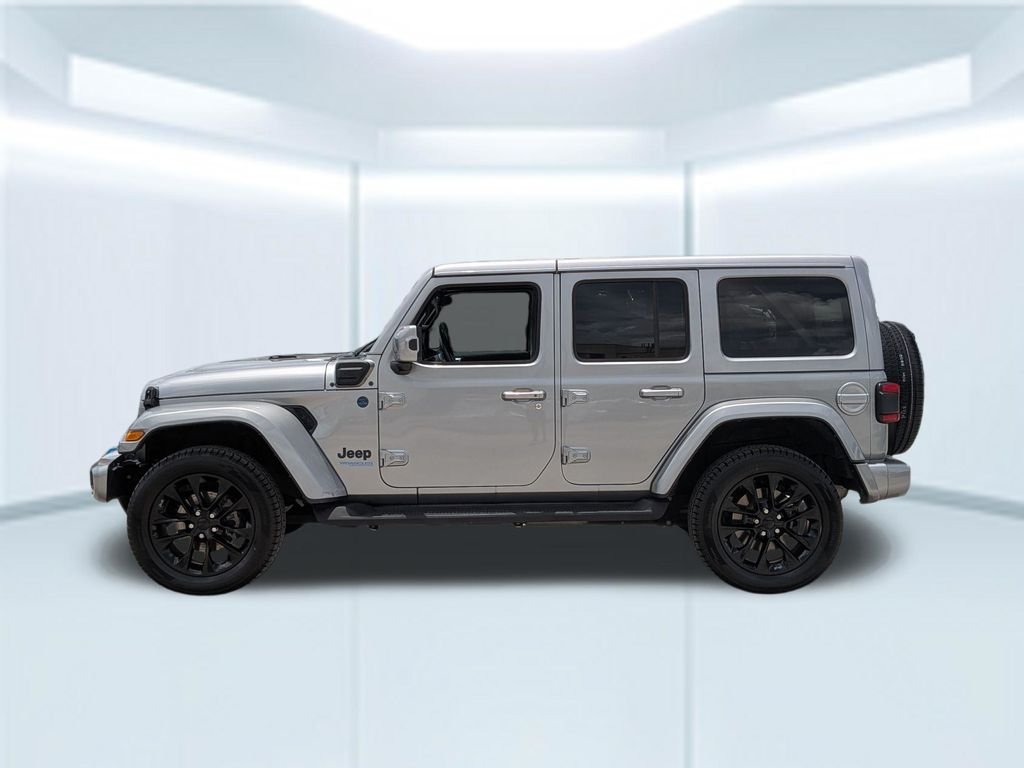 Used 2021 Silver Jeep Unlimited Sahara 4xe image 2