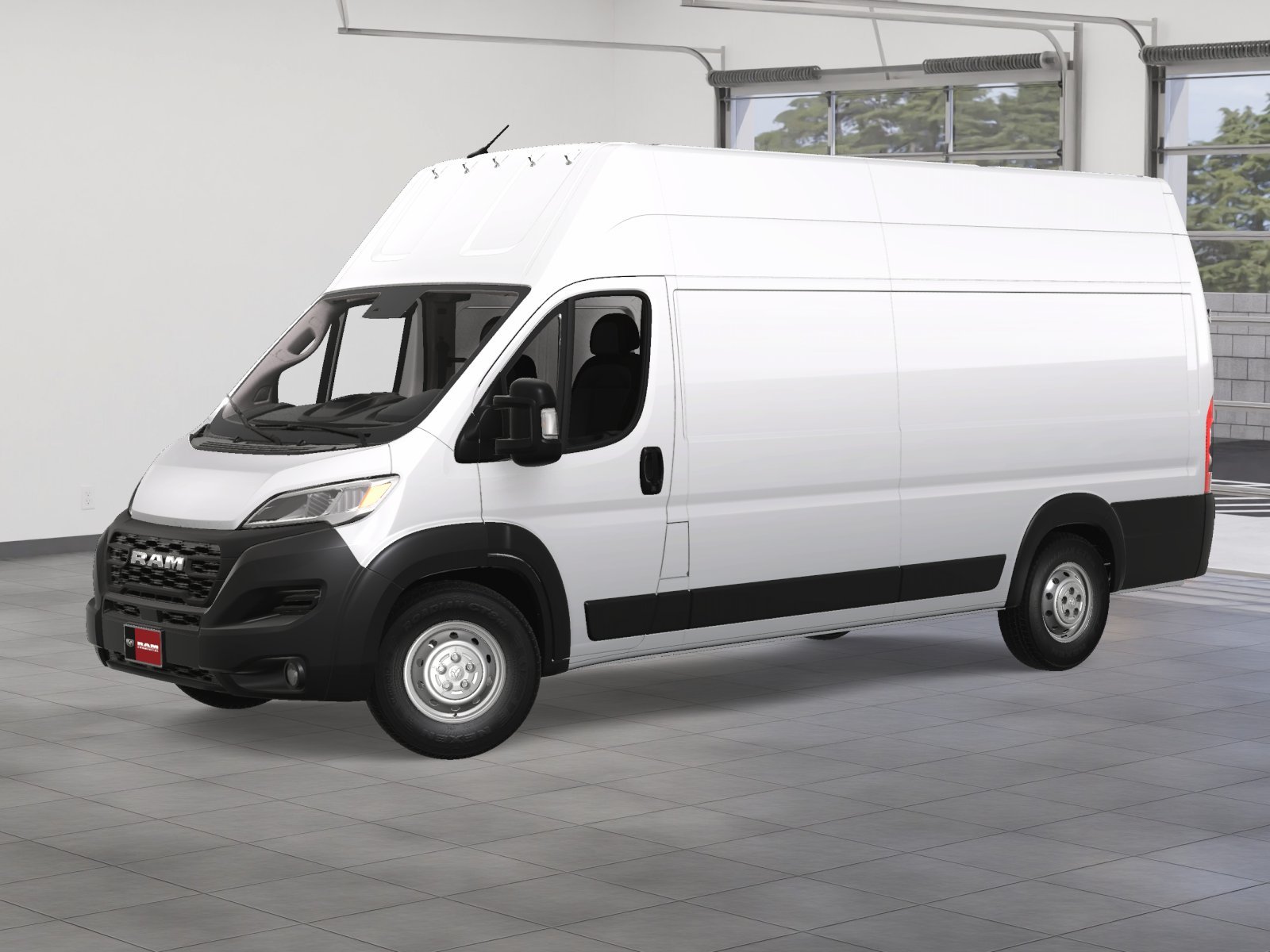 New 2024 Bright White Clear-Coat Exterior Paint RAM Super High Roof image 32