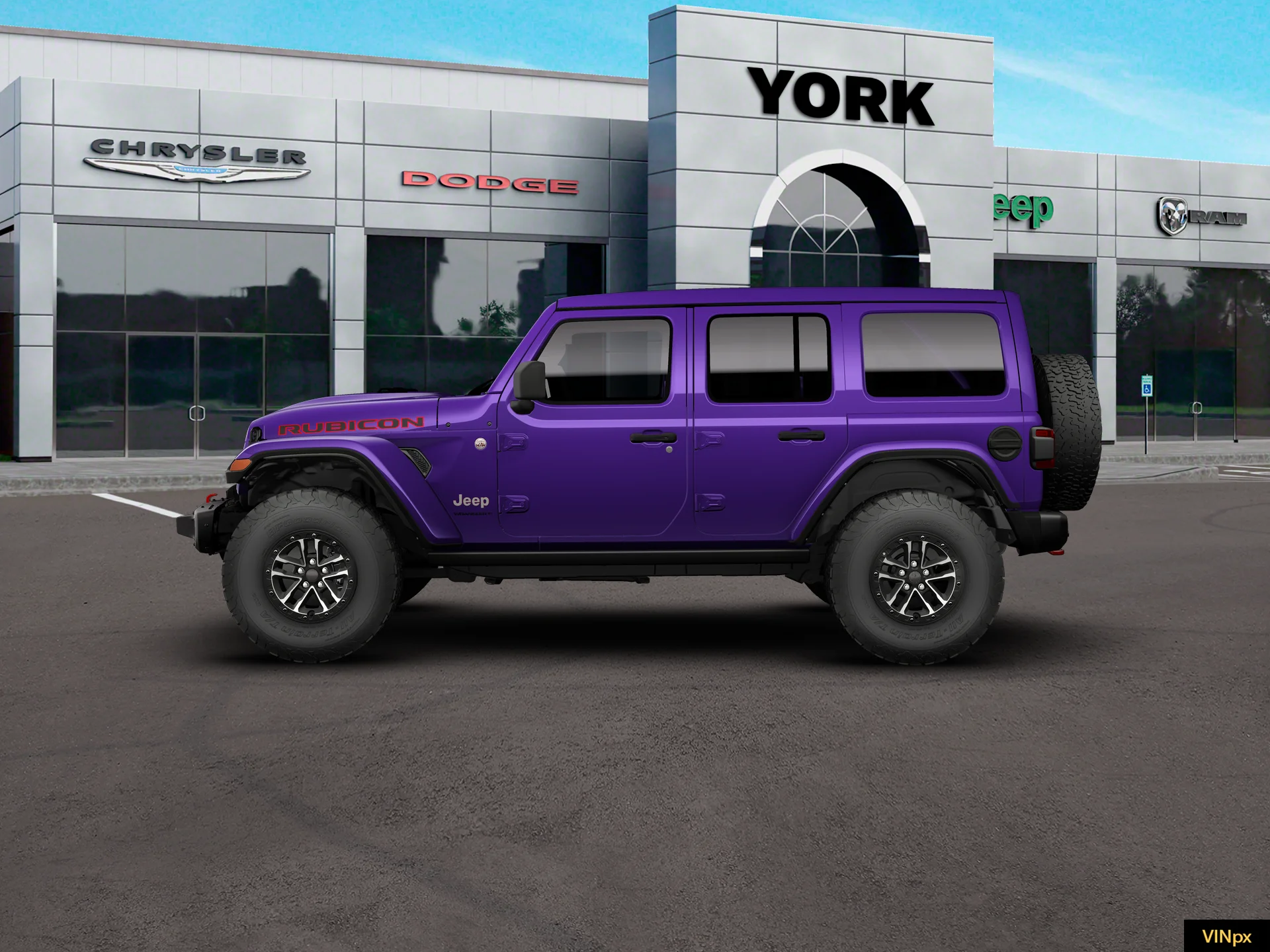 New 2026 Reign Exterior Paint Jeep Rubicon X image 3