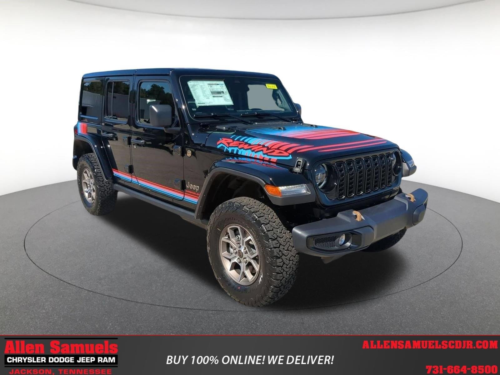 New 2027 Black Clear-Coat Paint Jeep Rewind image 1