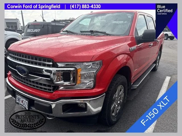 Used 2018 Race Red Ford XLT image 1