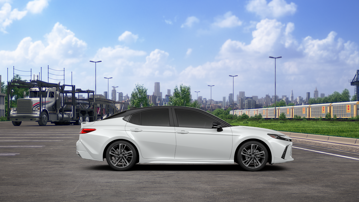 New 2027 Wind Chill Pearl with Midnight Black Metallic roof Toyota XSE image 12