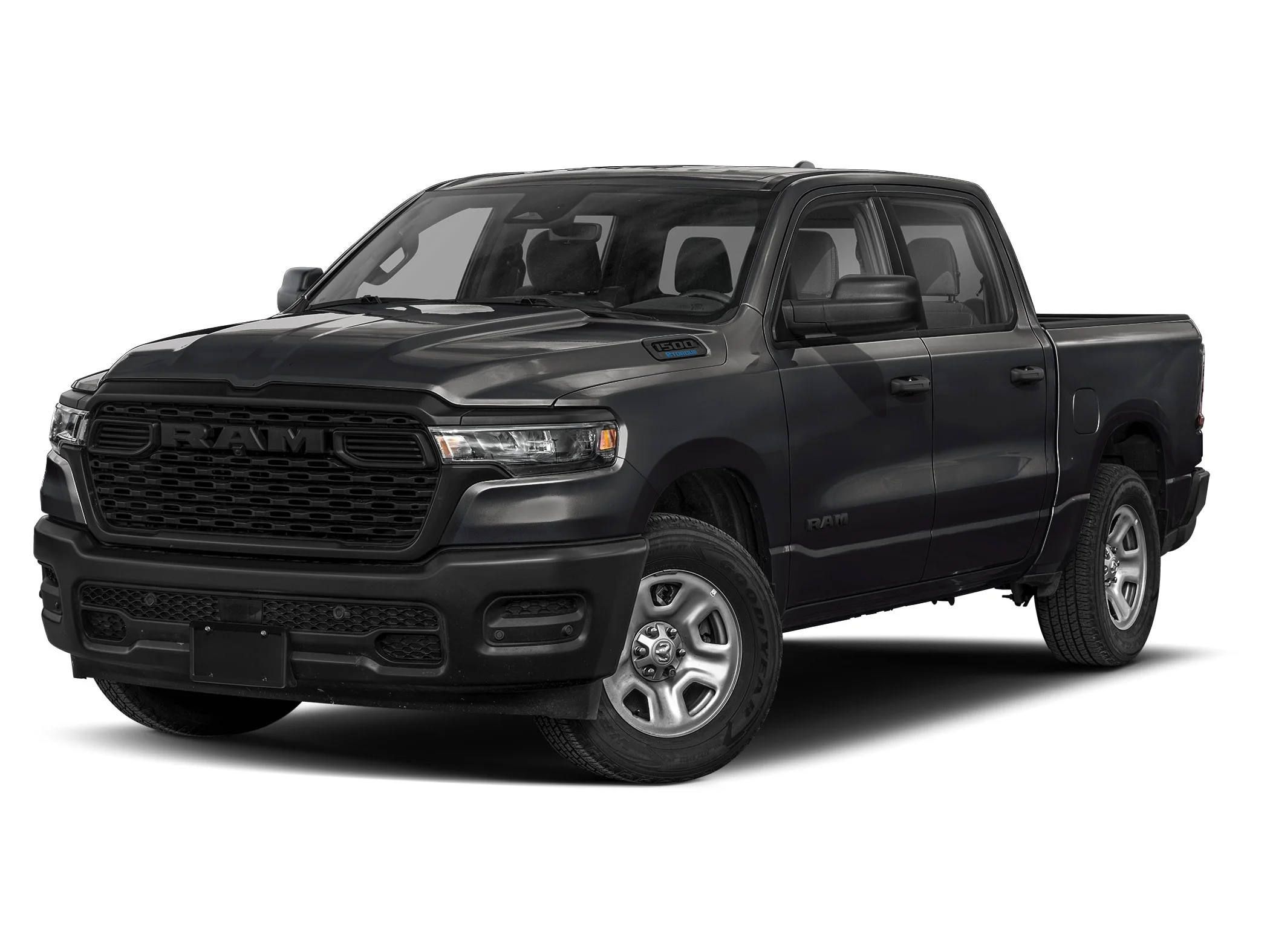 New 2027 Diamond Black Crystal Pearl-Coat Paint Ram WARLOCK CREW CAB 4X4 5