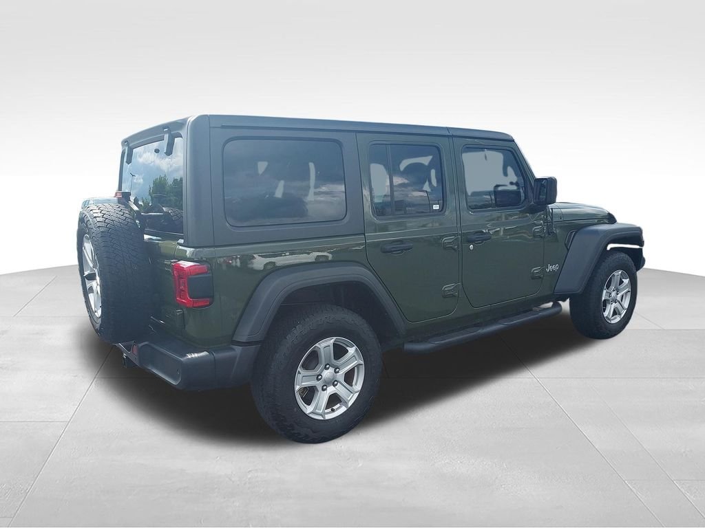 Used 2021 Green Jeep Unlimited Sport S image 5