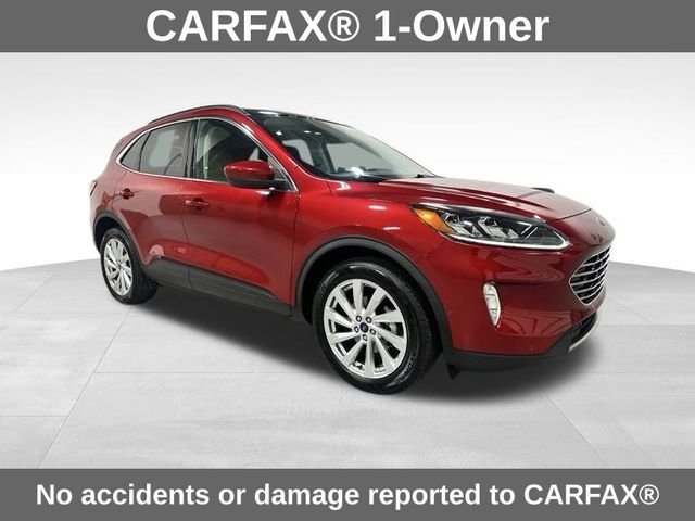 Used 2022 Red Ford Titanium image 3