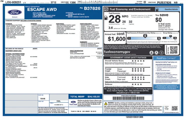 Used 2023 Blue Ford Active image 8