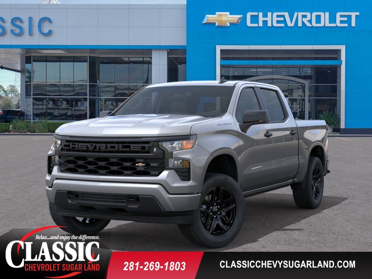 New 2026 Sterling Gray Metallic Chevrolet Custom image 1