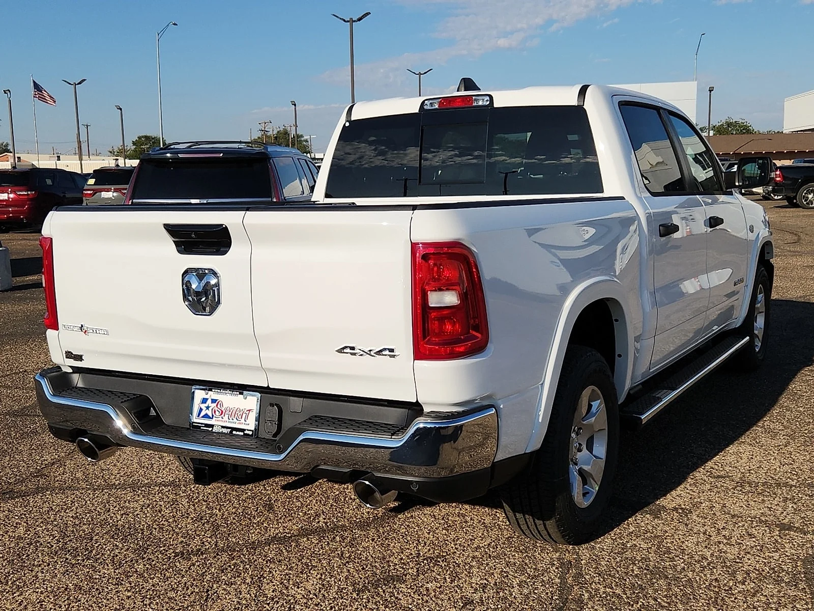 New 2026 PW7 Bright Whit Ram LONE STAR CREW CAB 4X4 5