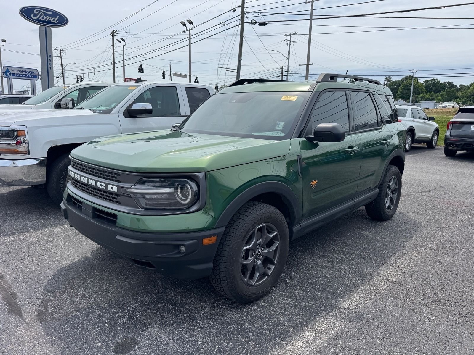 Used 2023 Green Metallic Ford Badlands image 1