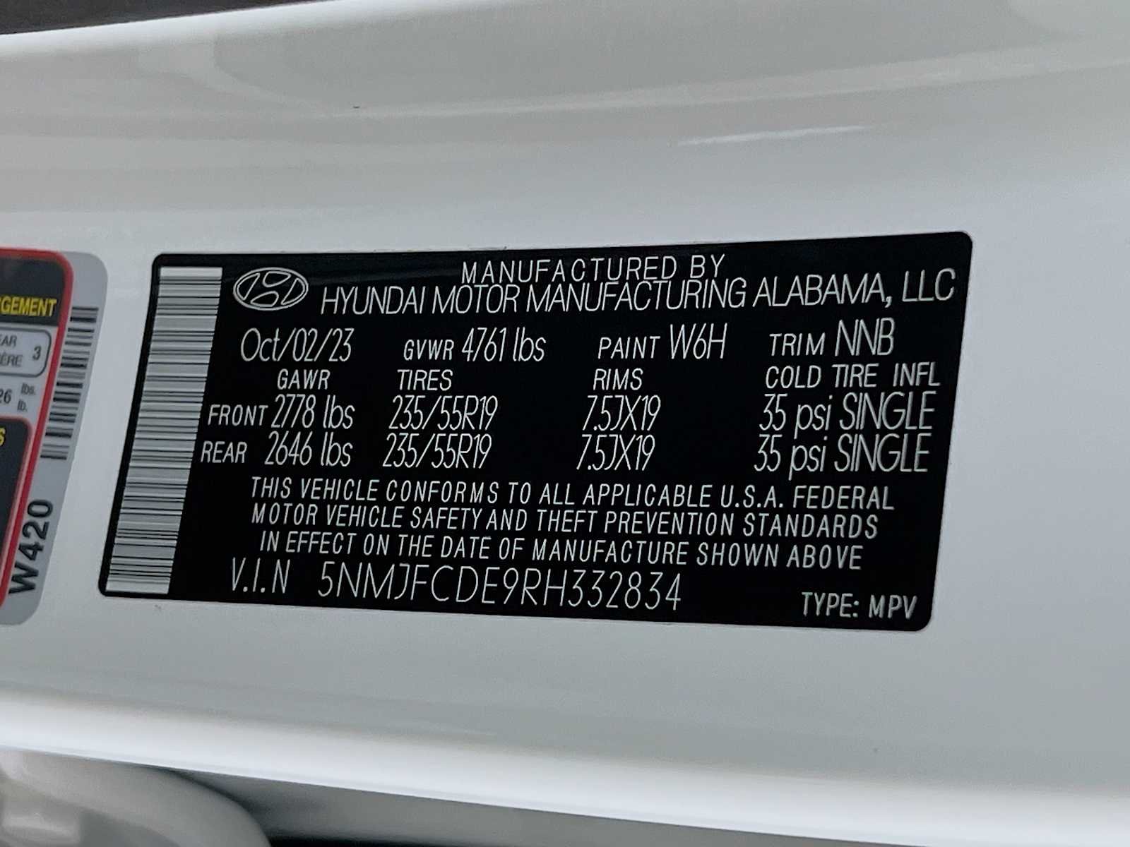 Certified Used 2024 White Pearl Hyundai SEL image 33