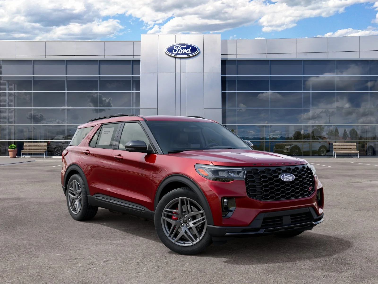 New 2027 Ruby Red Metallic Tinted Clearcoat Ford ST image 17