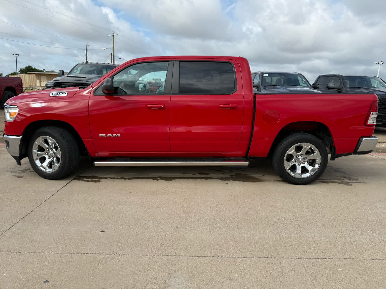 Used 2022 Flame Red Clearcoat Ram Lone Star image 8
