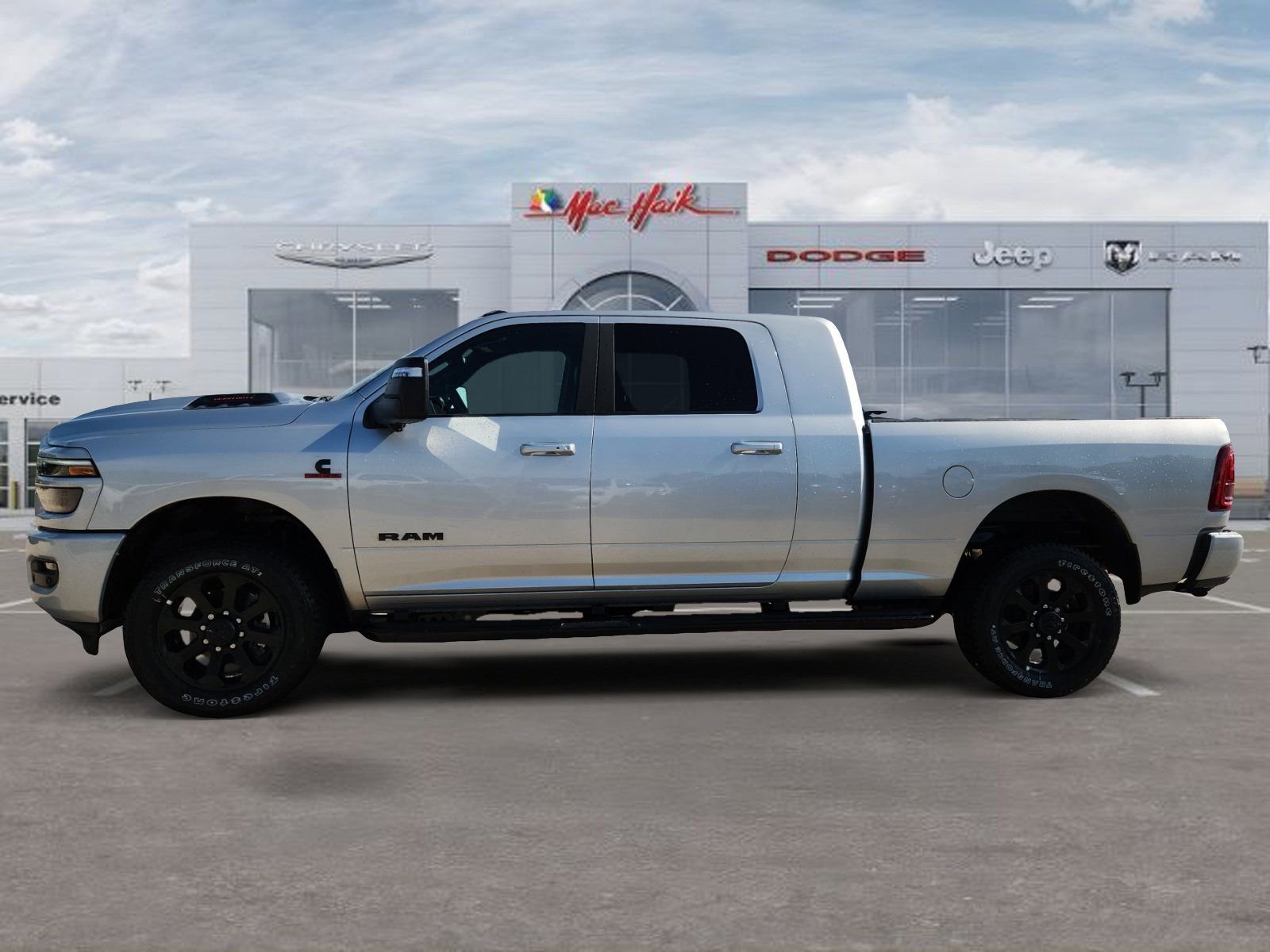 New 2026 Silver-Zynith Exterior Paint RAM Laramie image 2