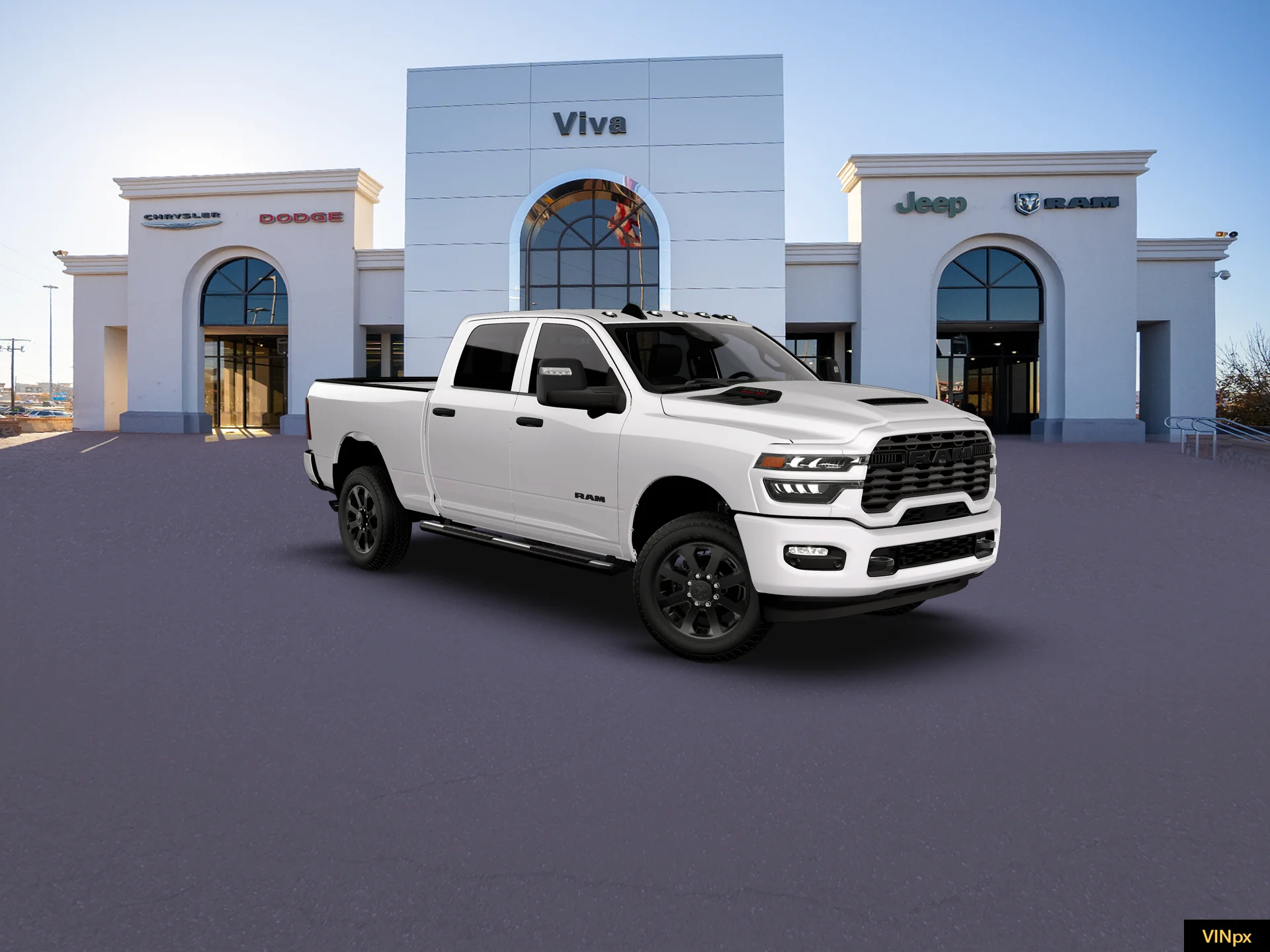 New 2027 Bright White Clear-Coat Exterior Paint RAM Black Express image 16