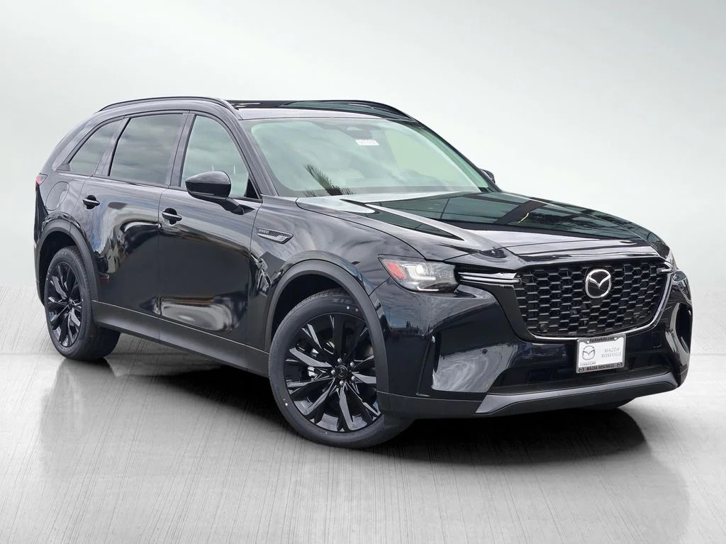 New 2026 Jet Black Mica Mazda Premium Sport AWD image 1