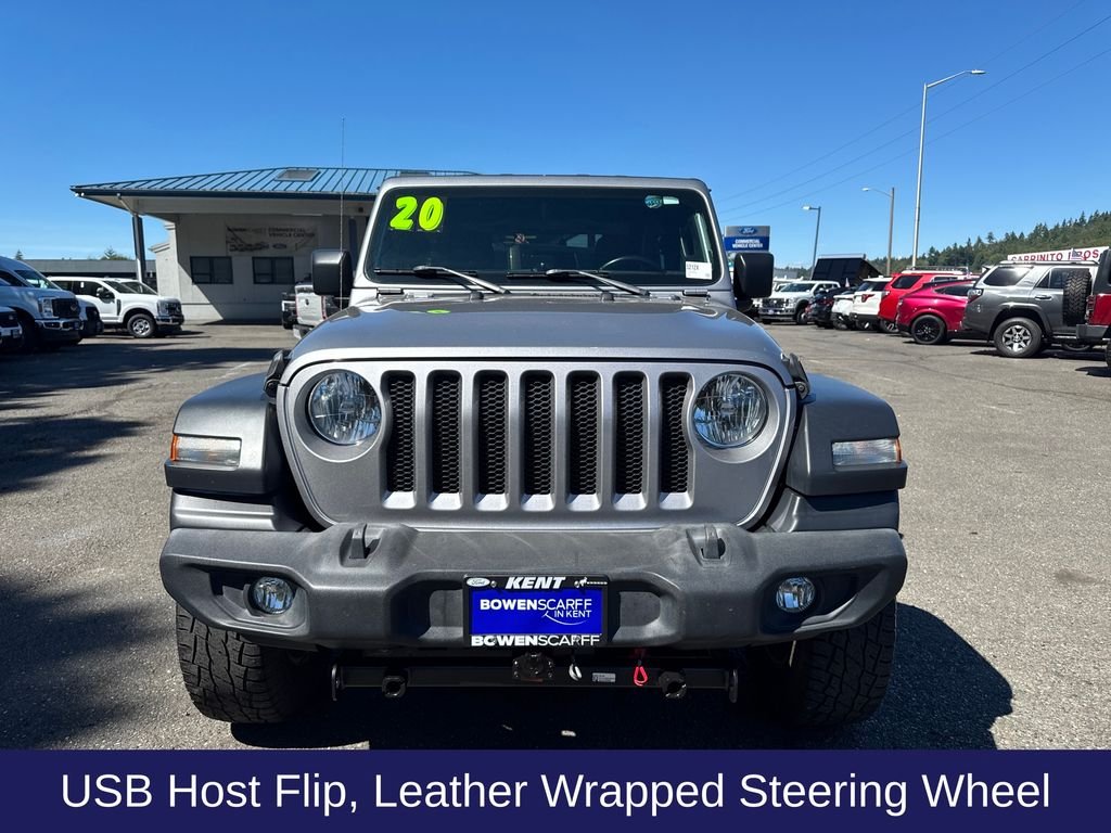 Certified Used 2020 Billet Silver Metallic Clearcoat Jeep Sport S image 11