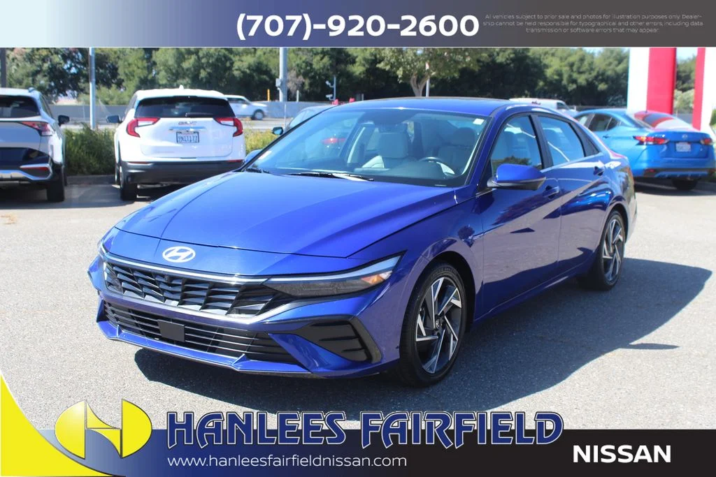 Used 2024 Blue Hyundai Limited image 3