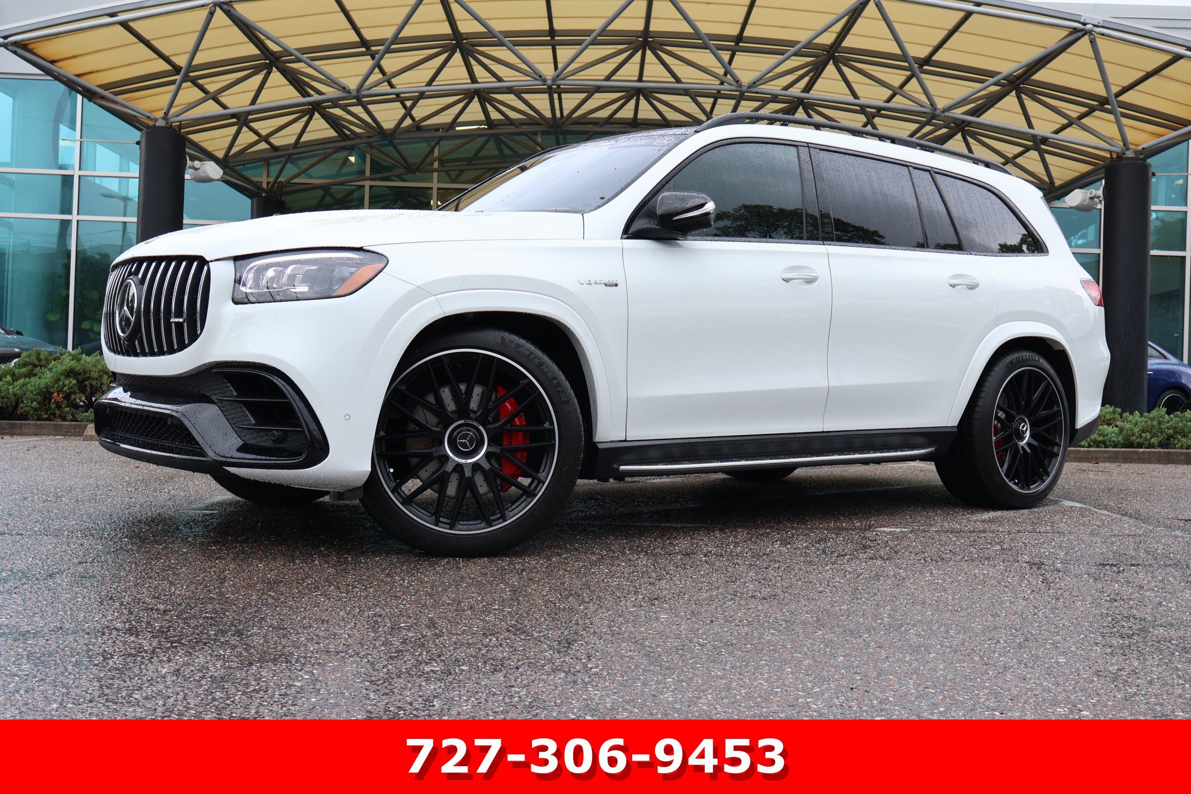Certified Used 2026 Moonlight White Mercedes-Benz AMG® GLS 63 image 1