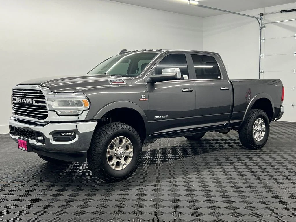 Used 2022 Granite Crystal Metallic Clearcoat Ram Laramie image 1