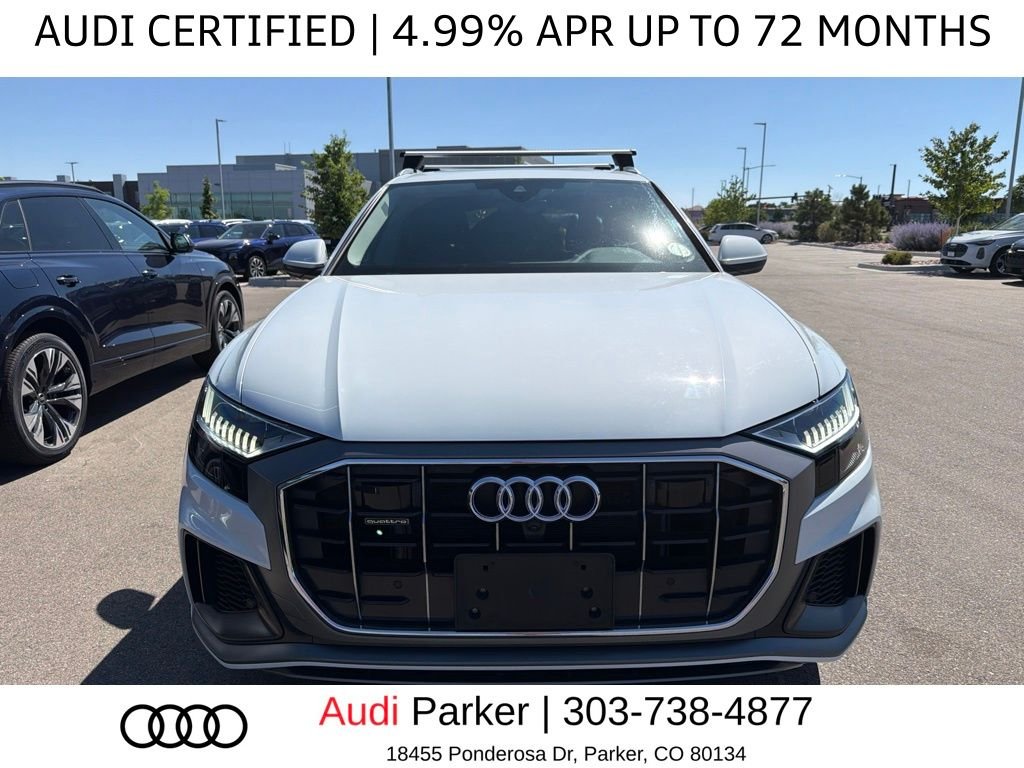 Used 2023 White Audi 55 Premium Plus image 2