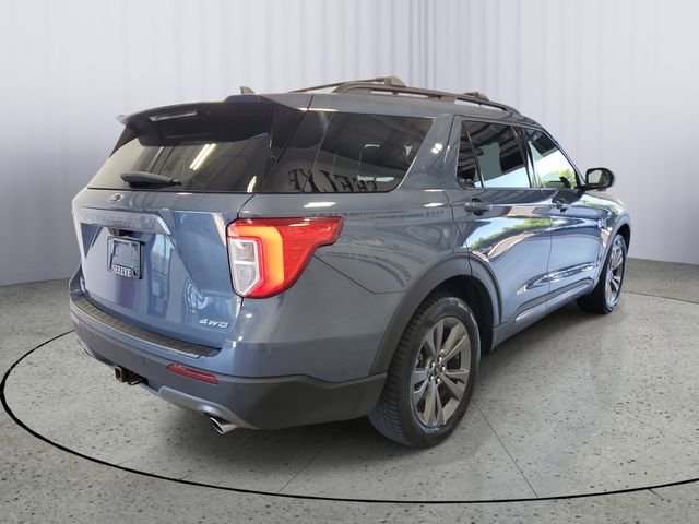 Used 2021 Blue Ford XLT image 4