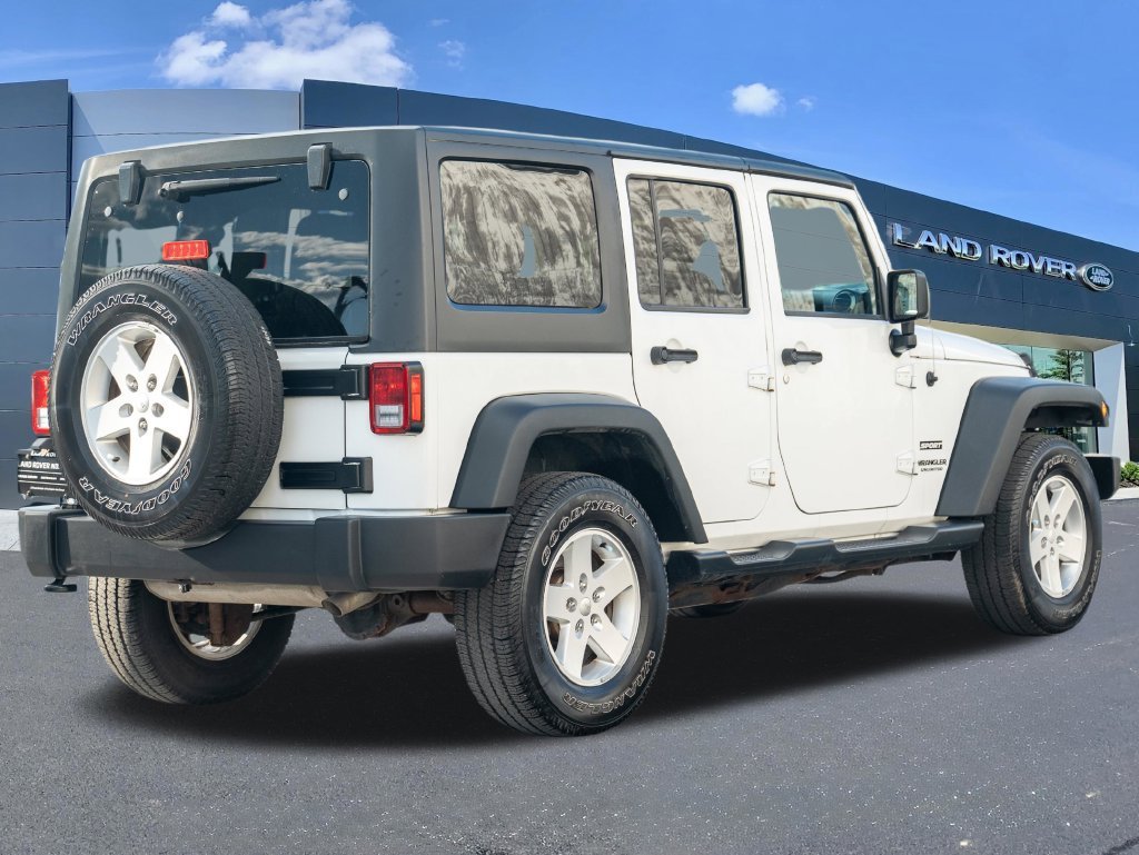 Used 2017 White Jeep Unlimited Sport image 4