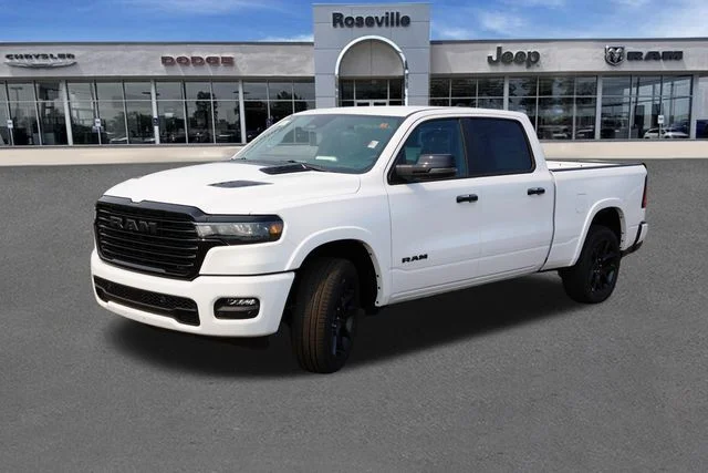 New 2026 Bright White Clear-Coat Exterior Paint RAM Laramie image 7